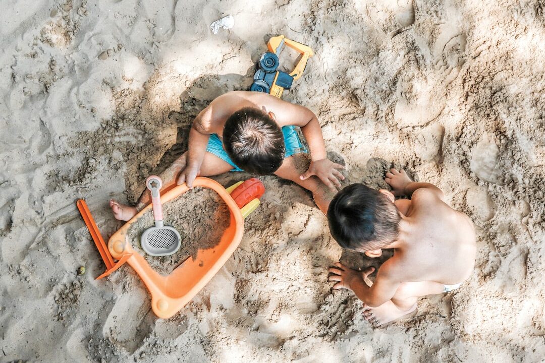 Photo Toddlers playing